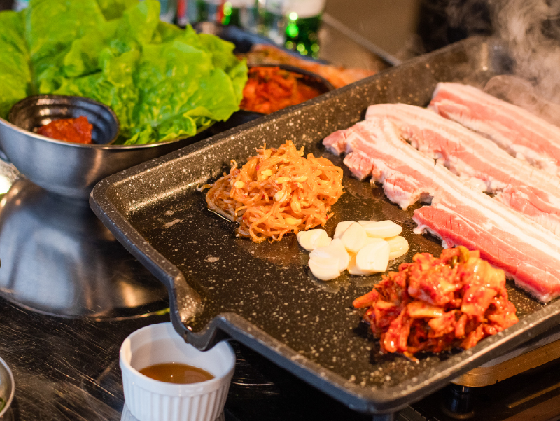 ＼まずはこれ!!／<br>ハンマウム特製サムギョプサル